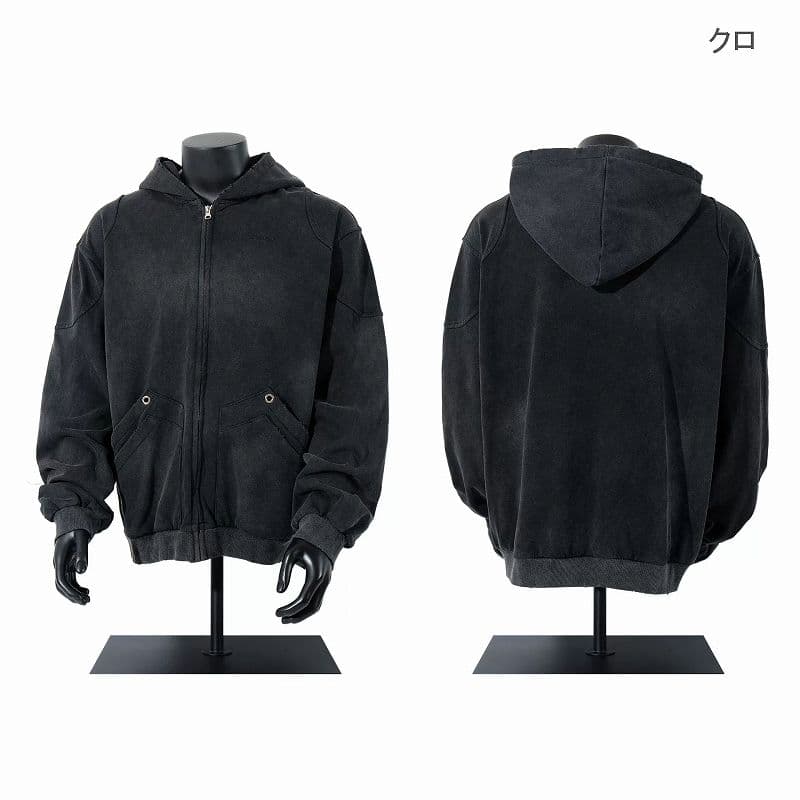 40 代 ファッション メンズ 大人の風格 ヴィンテージ風 ジップアップパーカー 秋冬