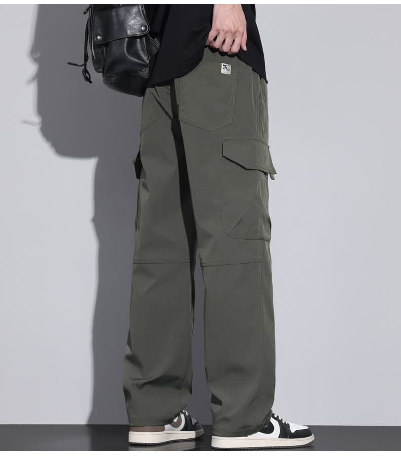 40 代 ファッション メンズ 大人のゆったり多機能カーゴパンツ