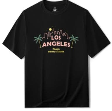 40 代 ファッション メンズ サンセットシティ デザインTシャツ
