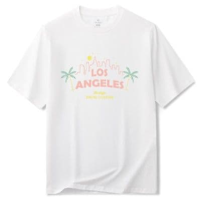 40 代 ファッション メンズ サンセットシティ デザインTシャツ