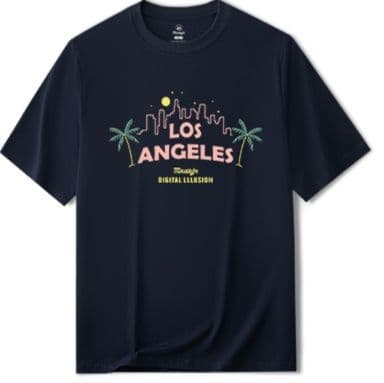 40 代 ファッション メンズ サンセットシティ デザインTシャツ