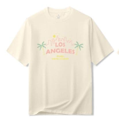 40 代 ファッション メンズ サンセットシティ デザインTシャツ