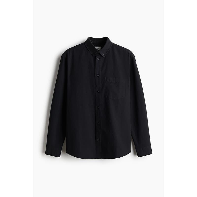 40 代 ファッション メンズ 上質ボタンダウン コットンシャツ