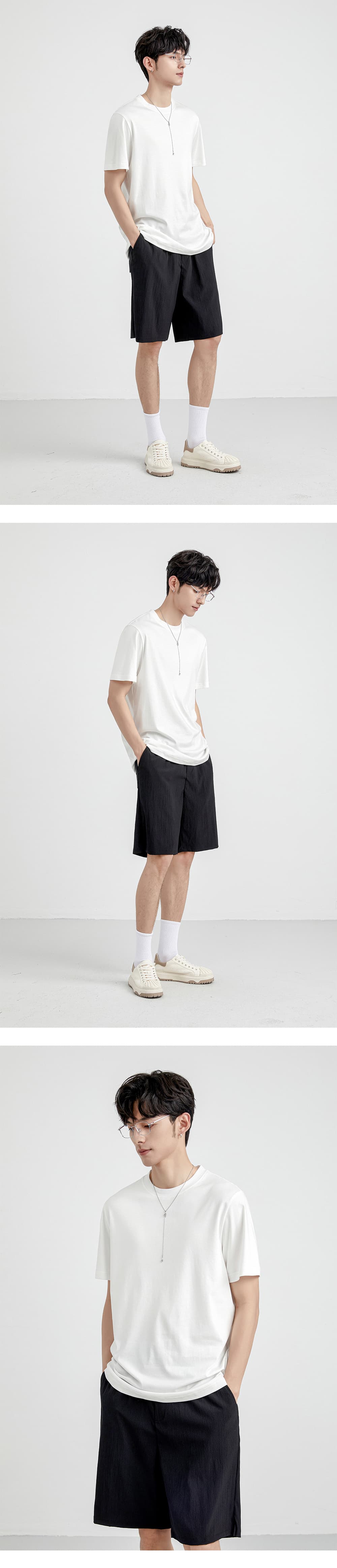 40 代 ファッション メンズ 洗練シルエット 大人の定番Tシャツ