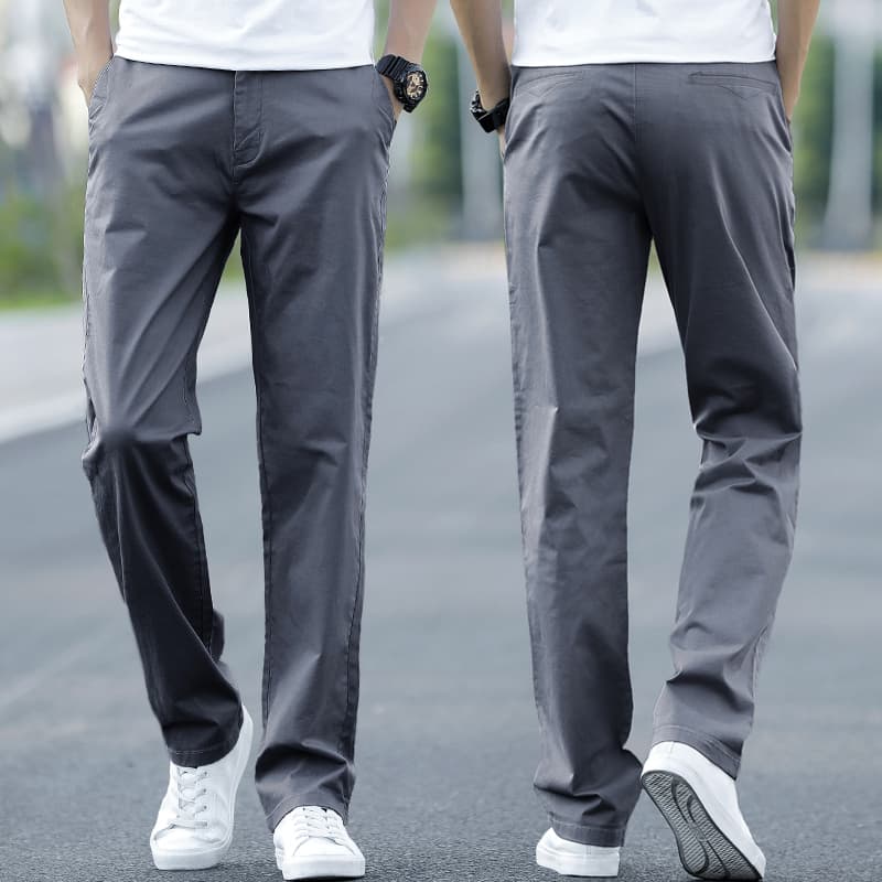 40 代 ファッション メンズ 大人の余裕ストレートパンツ