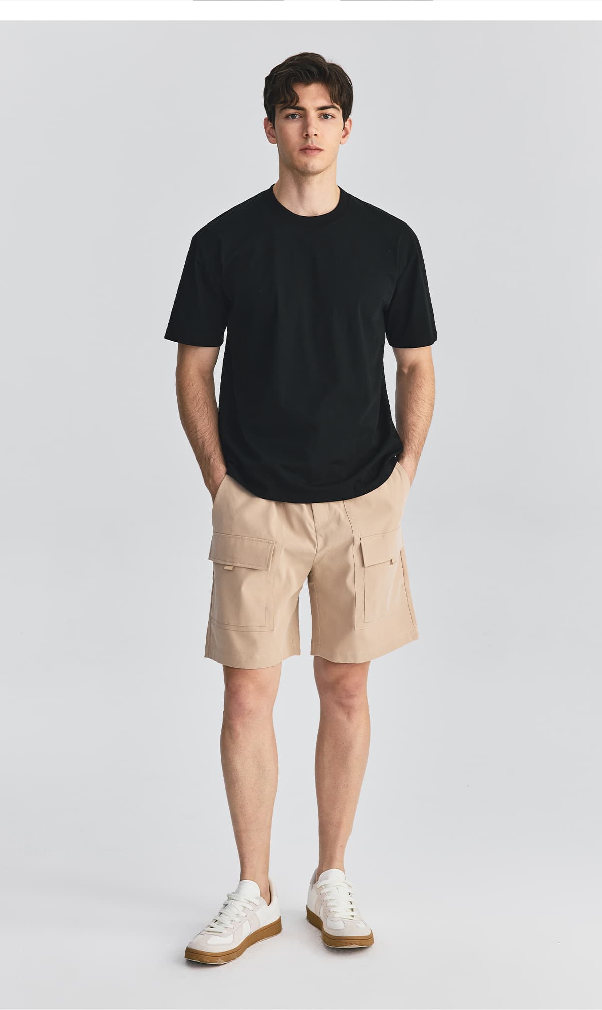 40 代 ファッション メンズ 上質コットン クルーネック 半袖Tシャツ