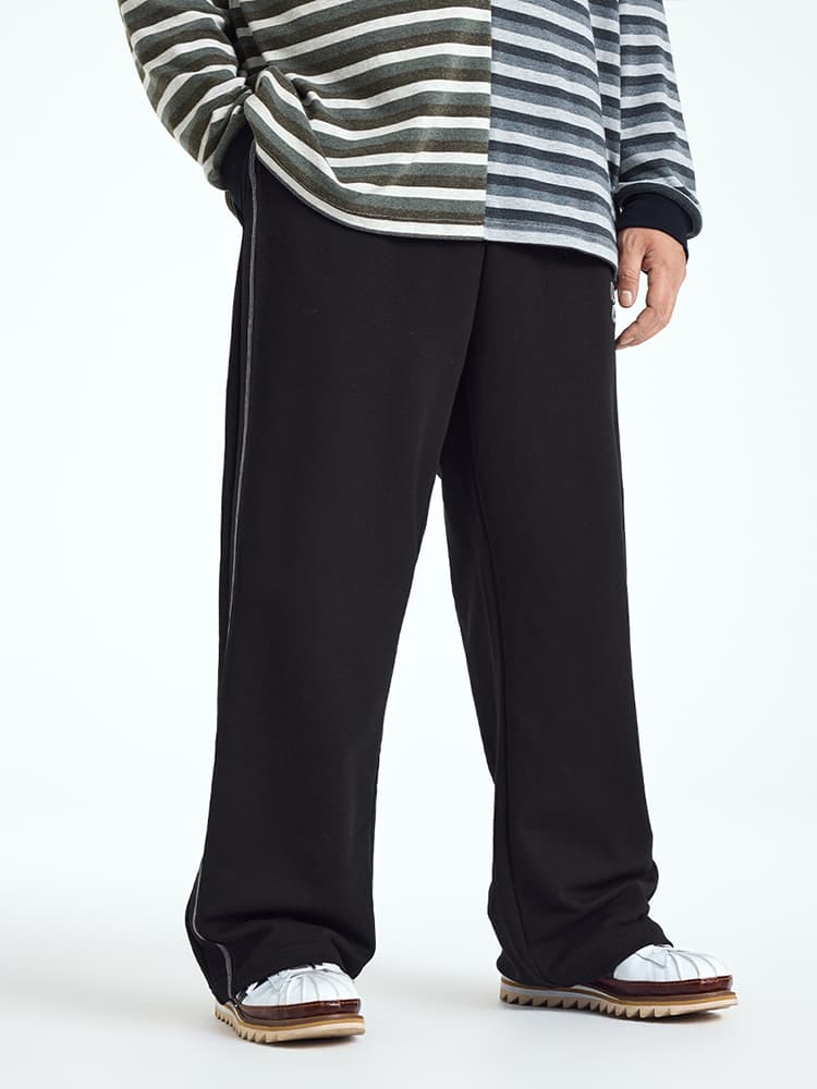 40 代 ファッション メンズ リラクシングワイドパンツ