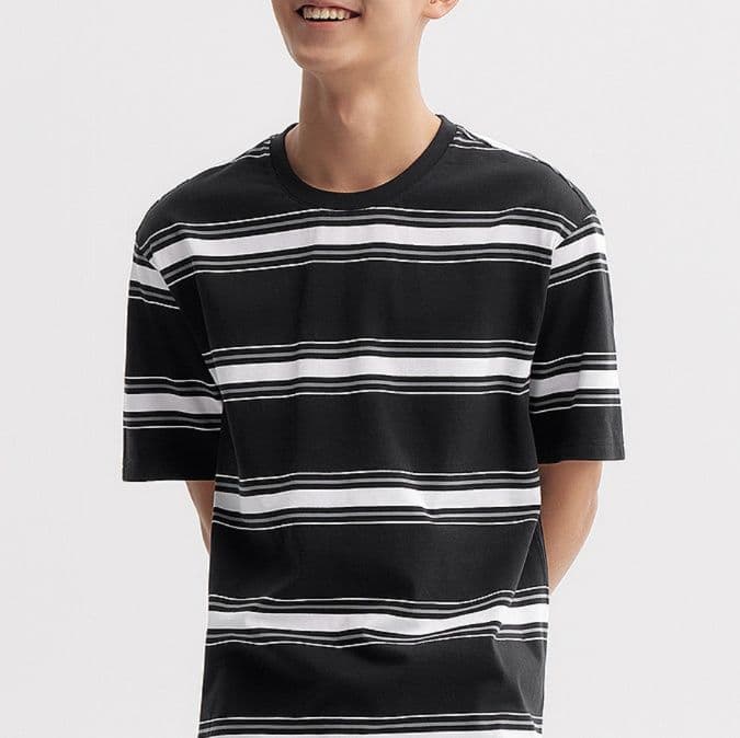 40 代 ファッション メンズ 大人の余裕を感じる洗練ボーダーTシャツ