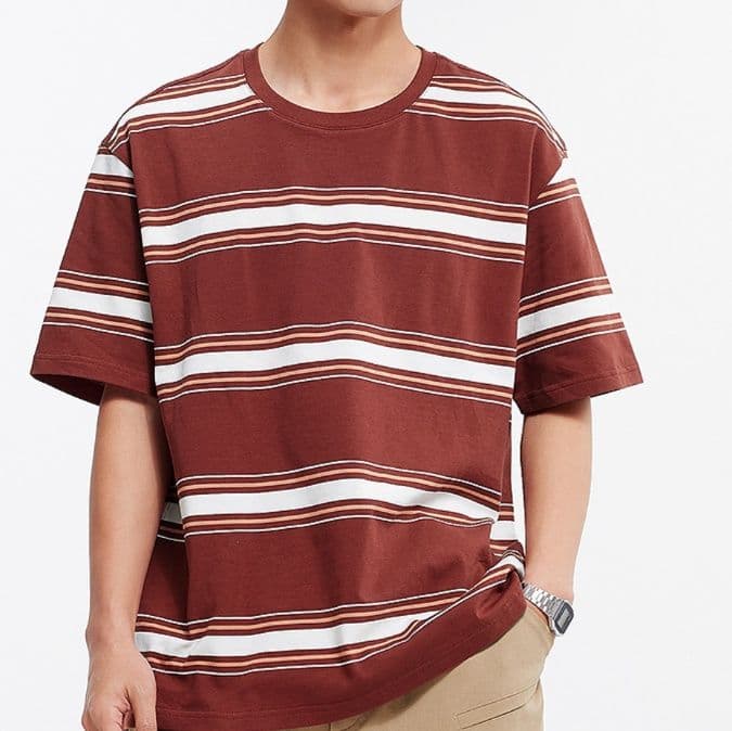 40 代 ファッション メンズ 大人の余裕を感じる洗練ボーダーTシャツ