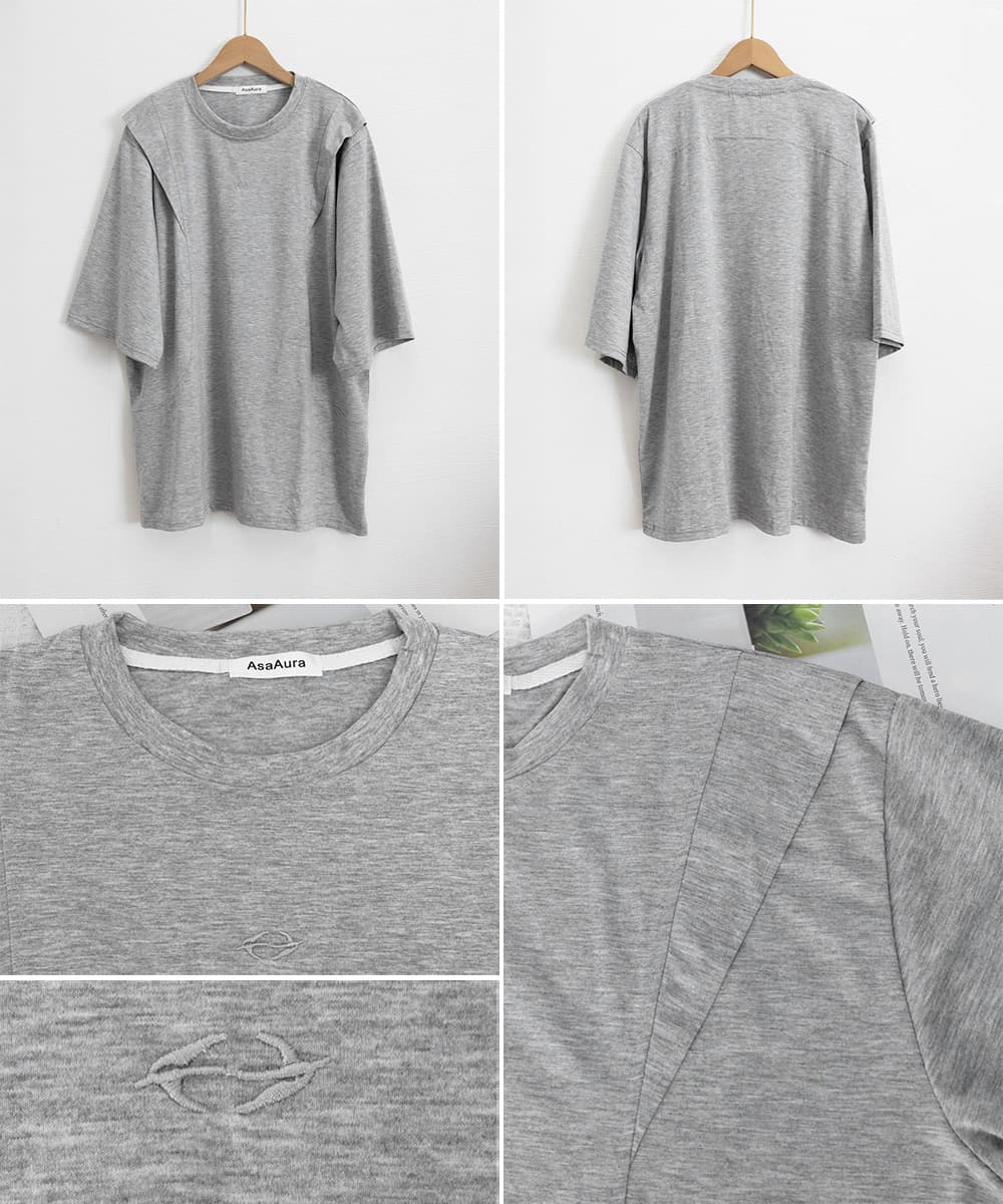 40 代 ファッション メンズ メンズ 立体デザイン 半袖Tシャツ 夏服