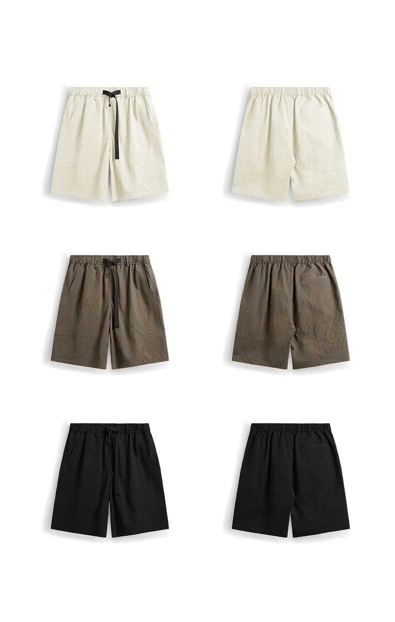 40 代 ファッション メンズ 上質シャツ×ショートパンツ セットアップ 春夏 全3色
