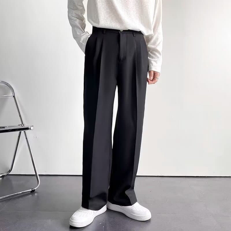 40 代 ファッション メンズ 【新作】大人のゆとりワイドパンツ 三色展開 M~3XL