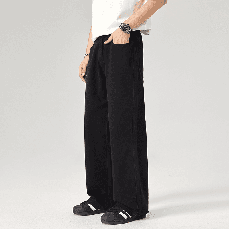 40 代 ファッション メンズ 大人のゆとりワイドパンツ