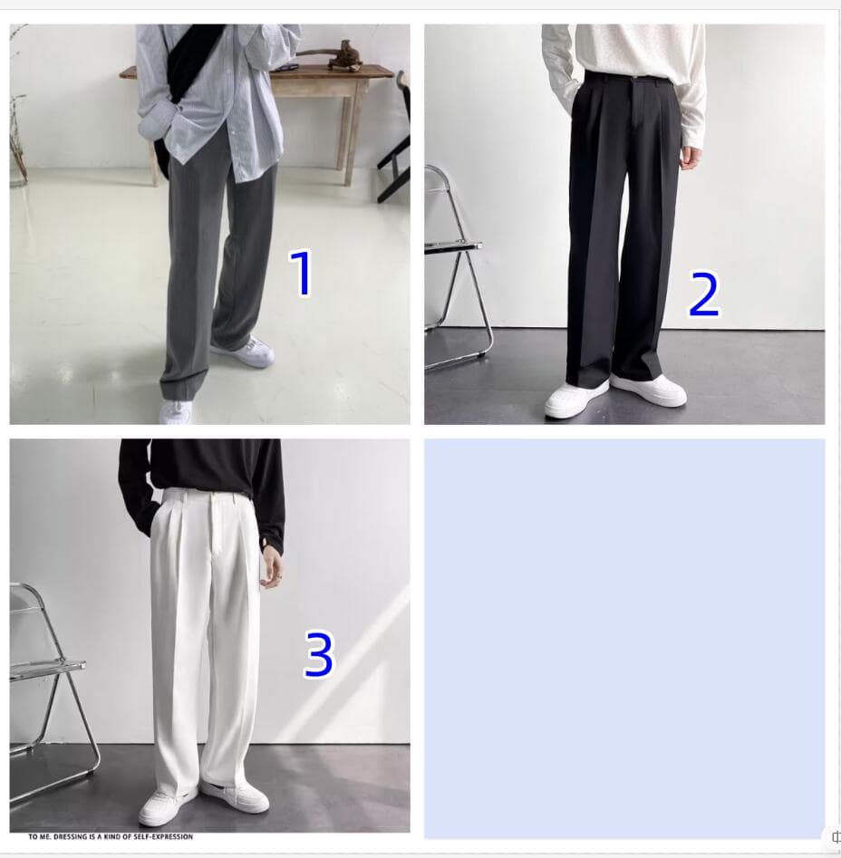 40 代 ファッション メンズ 【新作】大人のゆとりワイドパンツ 三色展開 M~3XL