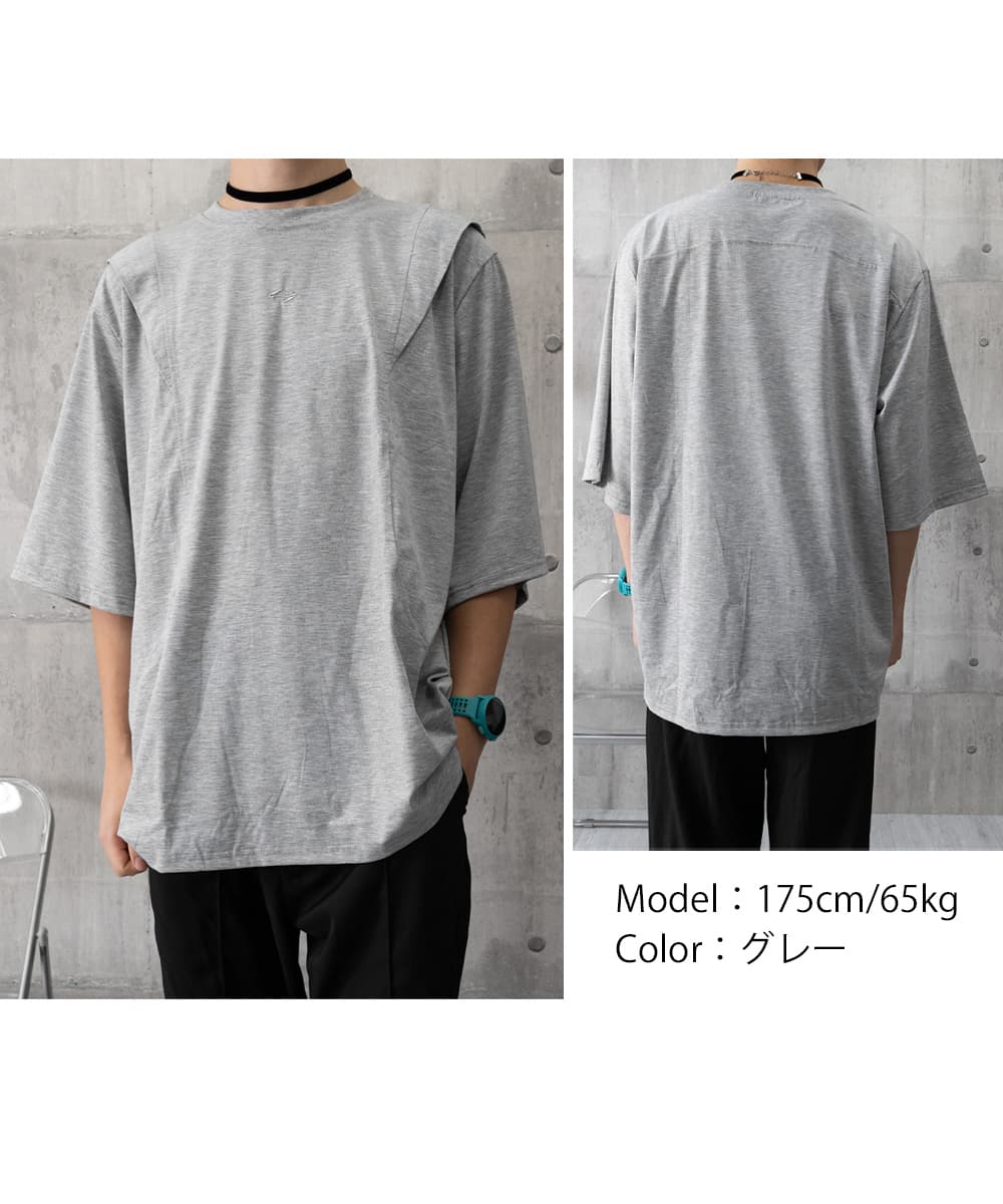 40 代 ファッション メンズ メンズ 立体デザイン 半袖Tシャツ 夏服