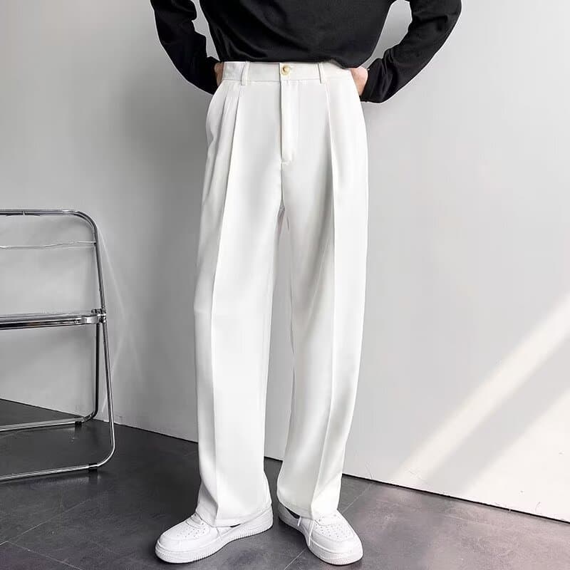 40 代 ファッション メンズ 【新作】大人のゆとりワイドパンツ 三色展開 M~3XL