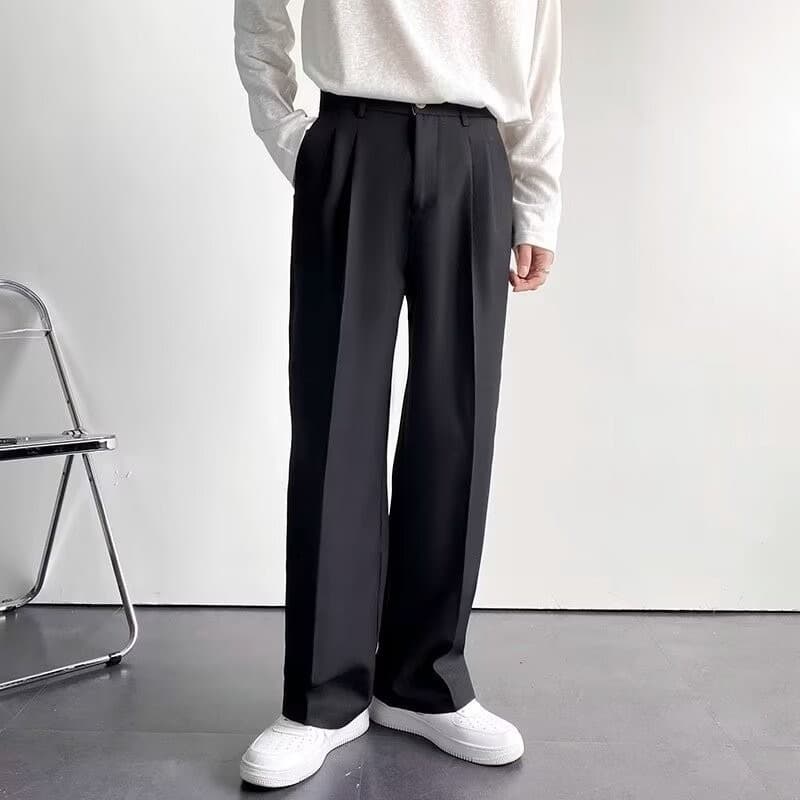40 代 ファッション メンズ 【新作】大人のゆとりワイドパンツ 三色展開 M~3XL