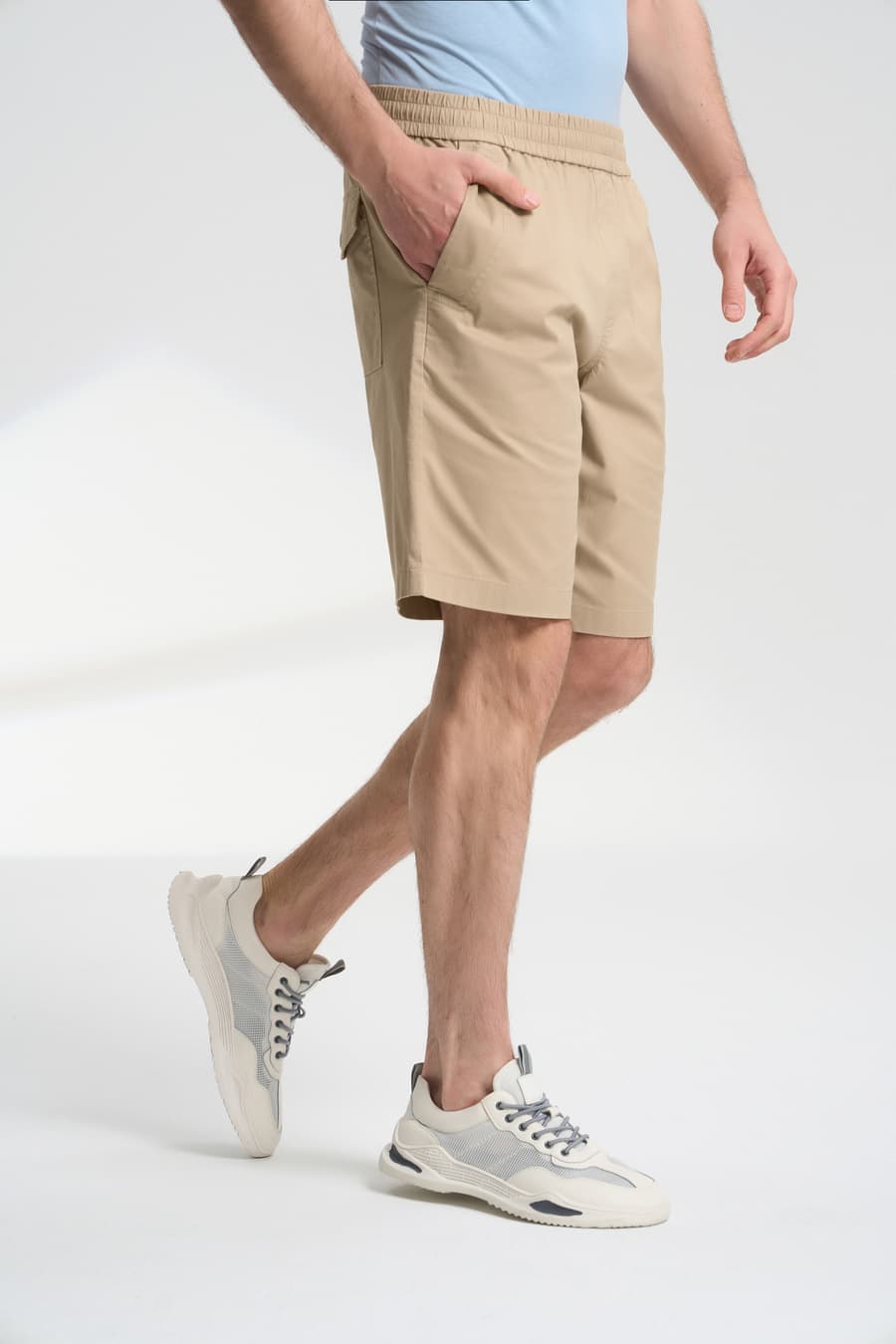 40 代 ファッション メンズ 快適リラックスイージーショートパンツ